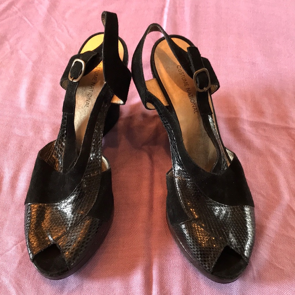 Costume National wedge shoes